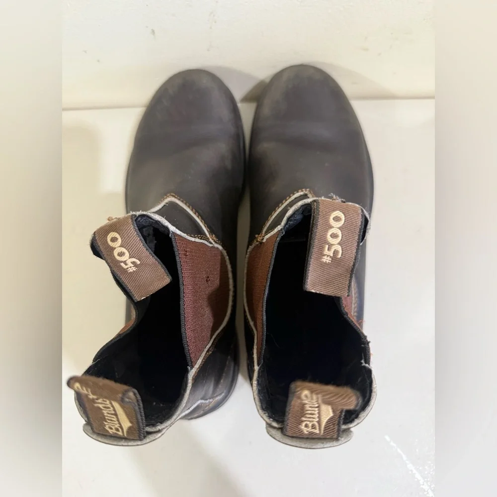 Blundstone Dark Brown Chelsea Pull-On Boots